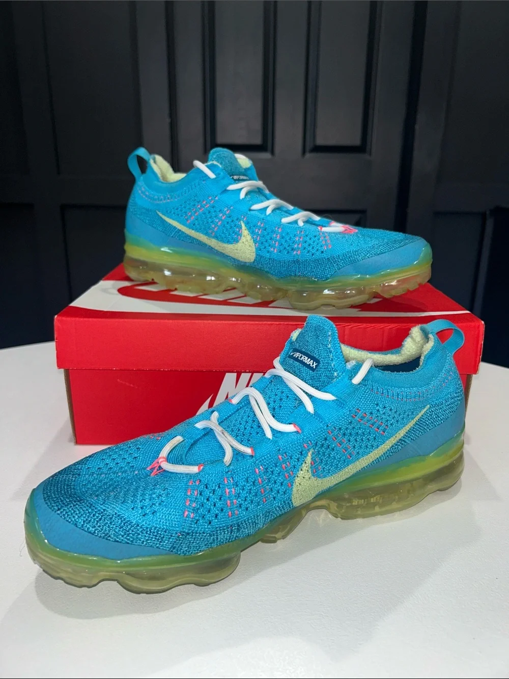 Nike Air VaporMax 2023 FlyKnit “Baltic Blue Citron Tint” Men’s Size 13